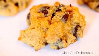 Coconut Flour Chocolate Chip Cookie Recipe  GlutenFree  Healthy Holiday Treats [upl. by Card]