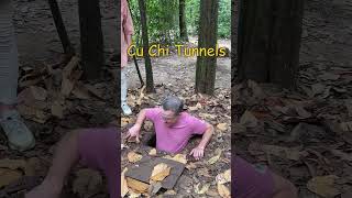 Tight Squeeze at Cu Chi Tunnels  Cu Chi Tunnels  Vietnam Tourist Attraction [upl. by Baalbeer]