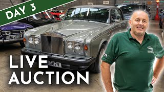 LIVE AUCTION  November Auction Day 3  Mathewsons Classic Cars Auction [upl. by Woermer]