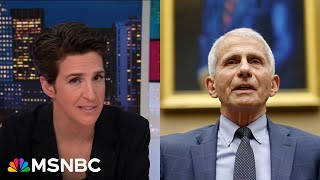 Maddow Dr Fauci exemplifies the Trump Republican war on expertise [upl. by Lennox]