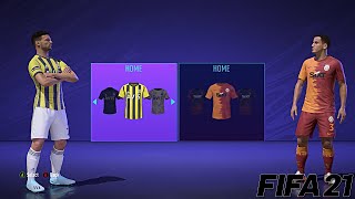 Turkish Super League Kits  Türkiye Süper Lig Formaları FIFA 21 [upl. by Ri]