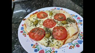 PIZZA DE FRIGIDEIRA SUPER SIMPLES [upl. by Namilus]