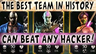 THE BEST TEAM IN MKX MOBILE 113 NO LOSSES YET DESTROYS HACKERS Jade is BROKEN [upl. by Gavette]