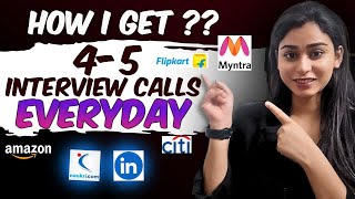 How did I start getting interview calls everyday using Naukri amp LinkedIn [upl. by Haidebez]