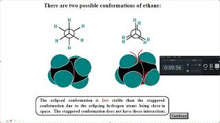 Lecture Video on Conformations of Ethane Butane Newman Projections Chair Cyclohexanes [upl. by Keith]