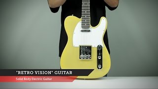 Retro Vision Electric Guitar  Monoprice Quick Look [upl. by Asia]