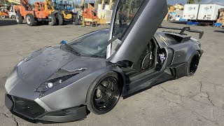 Cyberpunk Lamborghini Murcielago 3 Days No Sleep Finished Car [upl. by Cheke]