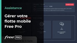 Gérez votre flotte mobile dans votre Espace Client Free Pro [upl. by Helaina980]