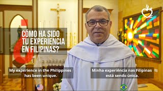 Entrevista al Prior general durante su visita a Filipinas con subtítulos EN y PT [upl. by Anneuq362]