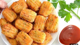 Easy Snacks To Make At Home  Evening Party Snacks RecipeNew Recipes Snack Potatoes Bites [upl. by Shalne]