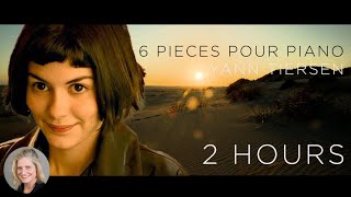 2 HOURS  Yann Tiersen 6 pièces pur piano quotAméliequot Piano Cover by Rose Wilson [upl. by Enilreug240]