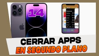 Como Cerrar Aplicaciones Abiertas en Segundo Plano en iPhone 14 14 Pro 14 Max y 14 Pro Max [upl. by Occer]