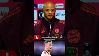 “Beeinflusst mich keine Sekunde”  Kompany über Kimmichs Position beim DFB shorts [upl. by Babcock]