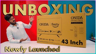 Onida Fire TV Edition 43 Inch Unboxing And Review 🔥 2022 Model Latest Launch 30 Edition🔥 अद्भुत [upl. by Able]