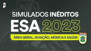 Correção Simulados Inéditos ESA 2023 [upl. by Rafat]