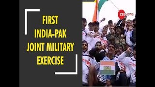 DNA First time India and Pakistan participate in joint military exercise [upl. by Lucinda]