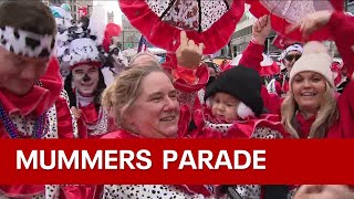 Mummers Parade begins New Years Day strut around Philadelphia [upl. by Leelahk]