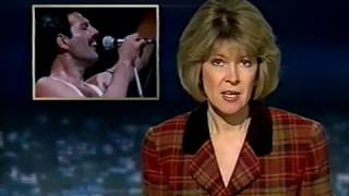 UK TV News Report  Freddie Mercury Death [upl. by Keligot788]