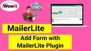 Add MailerLite Form To WordPress Using MailerLite Plugin Part 5 of 5 [upl. by Ecnav230]