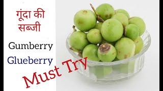 Gumberry Glue berry Gunda गूंदा की स्वादिष्ट मसालेदार सब्जी। [upl. by Kela371]