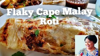 Flaky Roti Recipe using 2 cups of flour Cape Malay Cooking Cape Town [upl. by Healey]