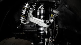 How to Install Front ICON Suspension Stage 8 Kit wBillet Aluminum UCAs 2019 Toyota Tacoma 3rd Gen [upl. by Raynell]