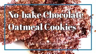 Nobake Chocolate Cookies [upl. by Marlo356]