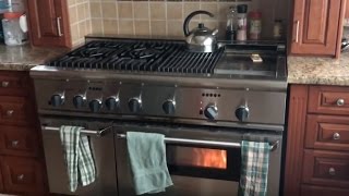 Flames Shooting Up  Self Cleaning Oven Fire  Jan 18 2017 [upl. by Ogir86]