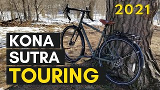 2021 Kona Sutra Touring Bike  First Impressions  Touring Bike Review [upl. by Amre294]