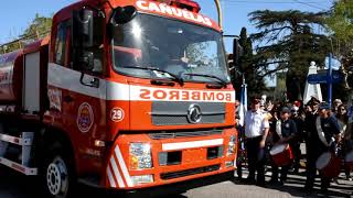 Nuevo camión adquirido por Bomberos de Cañuelas [upl. by Hamon]