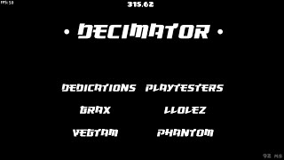 Decimator by KingEggplant987easy platformer demon [upl. by Arada592]