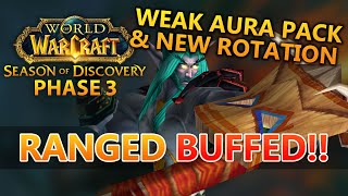 Phase 3 Hunter Rotation amp Weak Aura Pack  Season of Discovery  Jeiku Wild Growth NA [upl. by Gnuhp]