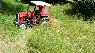 Massey 235 et broyeur agrimaster 1m60 00003 [upl. by Nitsreik243]