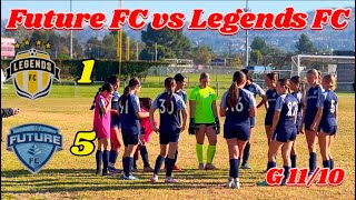 Future FC G1110 vs Legends FC G10 [upl. by Seto]