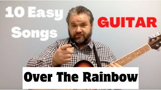 Over The Rainbow Guitar Lesson EASY [upl. by Assiled]