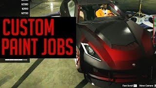 GTA5  Custom Paint for Your Car EC [upl. by Ailadgim]