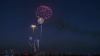 Garland Tx July 4th 2019 Fireworks near Firewheel Mall in 4K [upl. by Fronnia571]