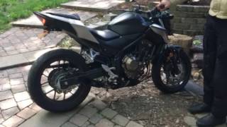 Voodoo Shorty Exhaust CB500F [upl. by Johna193]