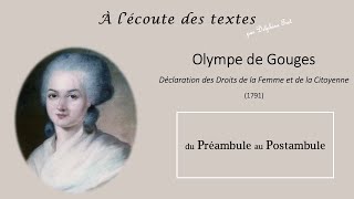 Mon bac français en poche  Déclaration des droits de la femme et de la citoyenne dOlympe de Gouges [upl. by Pardew948]