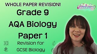 Grade 9  AQA Biology Paper 1  whole paper revision [upl. by Shamma]