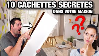 10 CACHETTES SECRÈTES DANS VOTRE MAISON [upl. by Edniya]