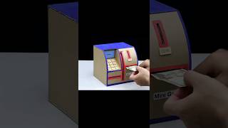 How to make a Simple ATM machine  Card board easy atm machine  Mini working Atm [upl. by O'Neill]