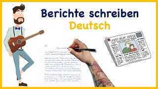 Berichte schreiben  kurz amp knackig  Deutsch [upl. by Aenad]