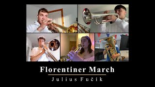 Florentiner March Brass Quintet  Julius Fučik  Vox Amicum Brass [upl. by Eenobe]