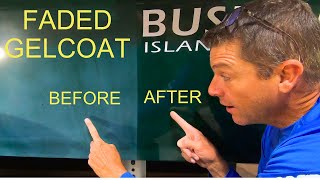 HowTo POLISH GELCOAT  Shine like NEW again  DIY Pro Level Results Restore Your Gel Coat like new [upl. by Gladdy]