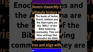 quotBBLquot Bogus Biblical Literature  Jasher Enoch Jubilees BBL Jasher Enoch Jubilees Apocrypha [upl. by Warder]