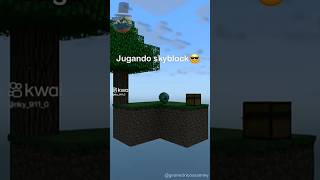 Jugando skyblock😎 creditos a geometricos sammy [upl. by Areivax]