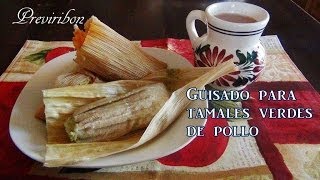 Guisado de Tamales Verdes de Pollo video166 [upl. by Zaragoza]