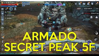 MIR4 BOSS HUNT  DEMONIC ARMADO  SECRET PEAK 5F  ARBALIST  LANCER  PAWER GAMING [upl. by Candis]