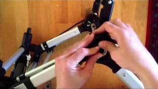 How to Repair the Central Locking Mechanism on Bugaboo Cameleon Chassis Part II [upl. by Lhok386]